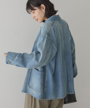 AMERICAN HOLIC デニムカバーオールジャケット Light Indigo