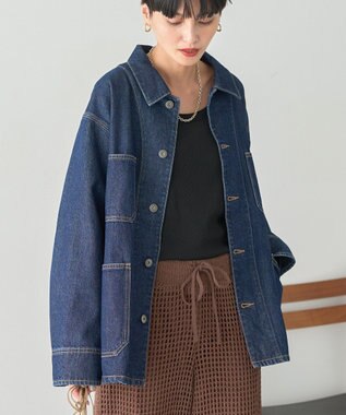 AMERICAN HOLIC デニムカバーオールジャケット One Wash