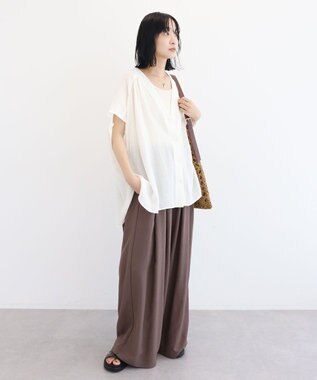 Green Parks ヘンリーネックタンクトップ Beige