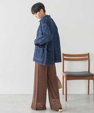 AMERICAN HOLIC デニムカバーオールジャケット One Wash