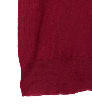 JOSEPH 【洗える】キャッシュエアー　ラウンドネックニット Ruby