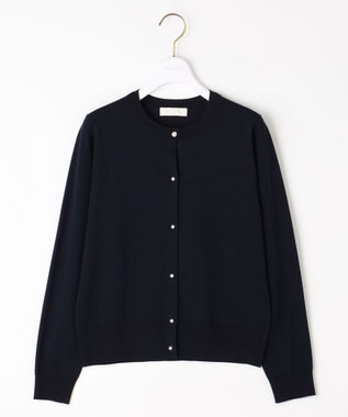 ANY SIS 【洗える】ベーシック カーディガン ネイビー