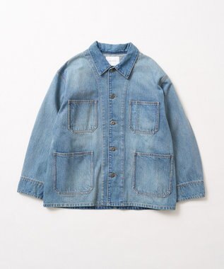 AMERICAN HOLIC デニムカバーオールジャケット Light Indigo