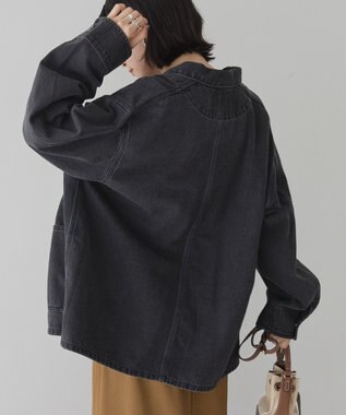 AMERICAN HOLIC デニムカバーオールジャケット Black