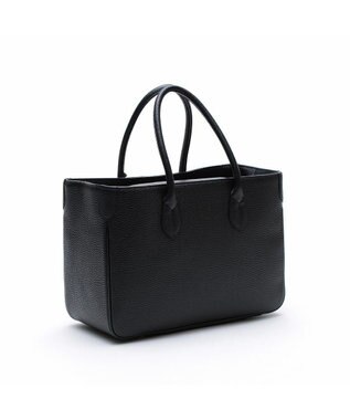 A.D.M.J. 【お受験】牛革/かぶせ付き トートバッグ32cm NAVY