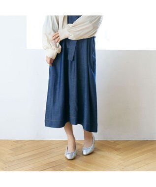 Riz raffinee <Riz raffinee>メッシュフラットパンプス シルバー