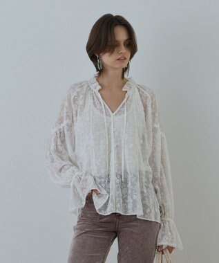 GRACE CONTINENTAL ヨウリュウembカフタンブラウス