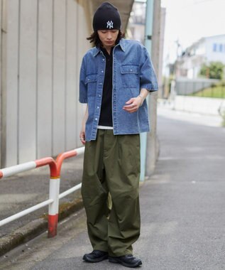 WEGO 【ユニセックス着用ITEM/SMLサイズ展開】イージーサーカスパンツ カーキ