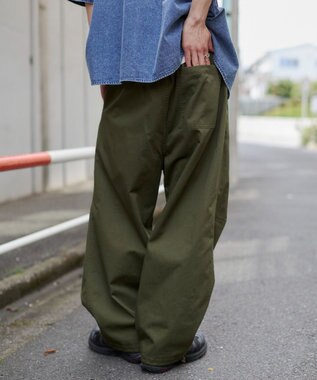 WEGO 【ユニセックス着用ITEM/SMLサイズ展開】イージーサーカスパンツ カーキ