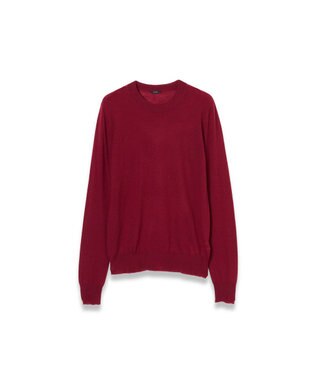 JOSEPH 【洗える】キャッシュエアー　ラウンドネックニット Ruby