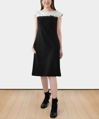 TOCCA 【WEB限定＆洗える】RIBBONSTICK ドレス ブラック系