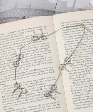 WEGO Lメタルリボンチェーンネックレス