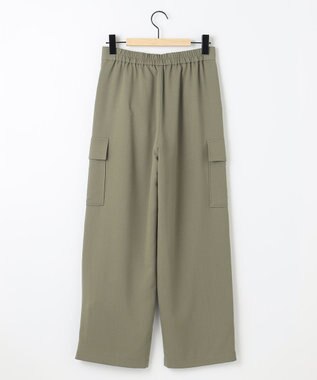 SHARE PARK LADIES サイドポケットブッチャーパンツ カーキ系