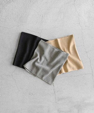 AND WOOL あったか腹巻き グレー