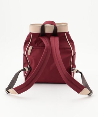 Y'SACCS トラベル ホライズンミニリュック ダークレッド