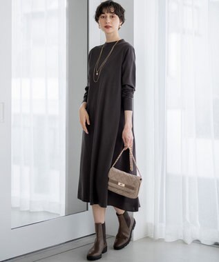 23区 スエード キルティング ショルダーバッグ ベージュ系