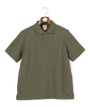 J.PRESS MEN ジャケットインの最適解【接触冷感 / 吸水速乾】【J.PRESS PREMIUM JERSEY】スキッパー ポロシャツ カーキ系