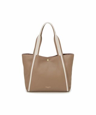 TOPKAPI 【TREASURE TOPKAPI】ソフトシュリンク テープハンドル A4 トート バッグ グレージュ