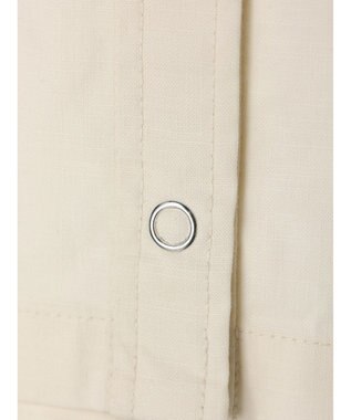earth music&ecology ショート丈シャツジャケット Ivory