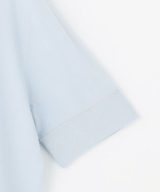 J.PRESS LADIES S 【洗える】RAYON ELITE STRETCH ニットT サックス系