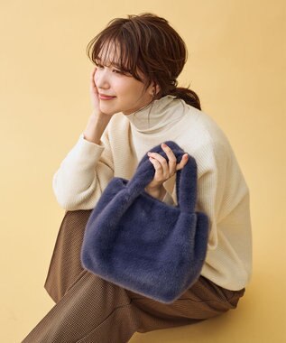 カラーファーバッグ