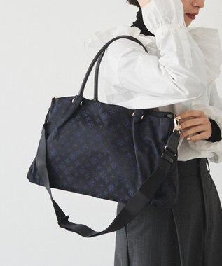 russet ナイロン三層2WAYトートバッグ(CE-1586) Black/Navy