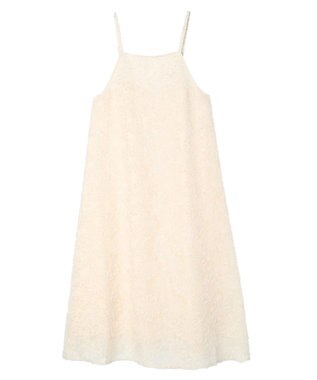 earth music&ecology フラワージャガードキャミワンピース Ivory
