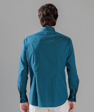 JOSEPH HOMME 80/2 オックス　ウイングカラーシャツ ダルブルー系