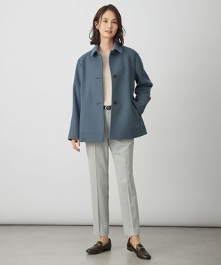 J.PRESS LADIES CASHMERE BLEND クルーネック ニット ベージュ系
