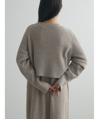 Green Parks armonia. ＳＥＴ２点ニットワンピース Beige