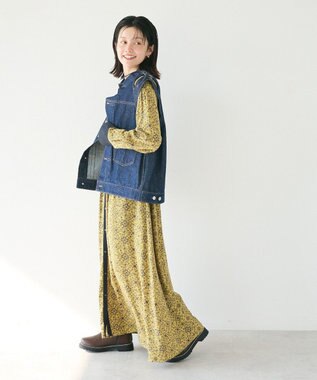 CRAFT STANDARD BOUTIQUE デニムリボンベスト Dark Indigo