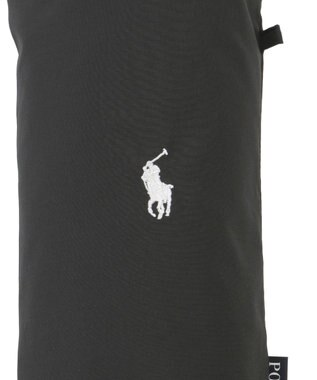 MOONBAT POLO RALPH LAUREN(ポロ ラルフローレン) 【C-zeroはっ水】ポロポニー刺繍 リップハンドル付ミニ傘袋 ブラック