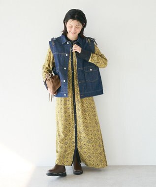 CRAFT STANDARD BOUTIQUE デニムリボンベスト Dark Indigo