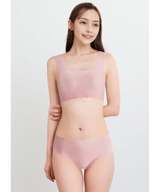 WACOAL 【GOCOCi ゴコチ】 ショーツ はきこみ丈あさめ まるでつけていないようなはきごこち フラット仕上げ CGG535とペア PGG135 /ワコール ロマンピンク
