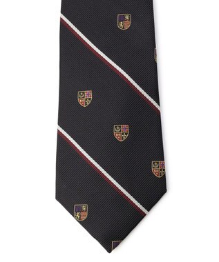 J.PRESS MEN 【VINTAGE JACQUARD COLLECTION】ロイヤルクレスト ネクタイ ブラック系7