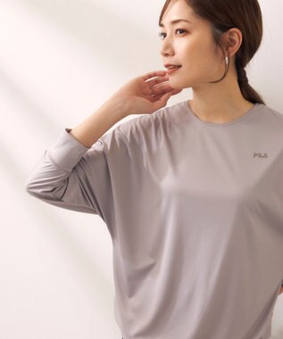 OP／FILA 【FILA】水陸両用フィットネスウェア 2点セット ベージュ