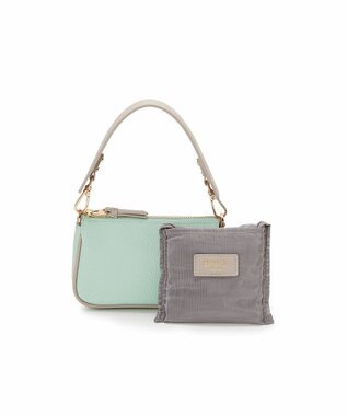 TOPKAPI 【Breath TOPKAPI】【TOPKAPI × 藤本美貴さんコラボ】スコッチグレイン サブバッグ付きミニバッグ/撥水 ミントグリーン