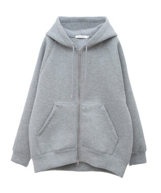 AMERICAN HOLIC ダンボールポンチＺＩＰパーカー Gray Mixture