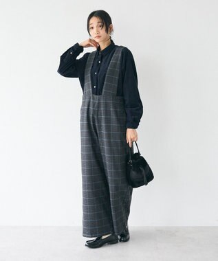 CRAFT STANDARD BOUTIQUE ツイードサロペット Check