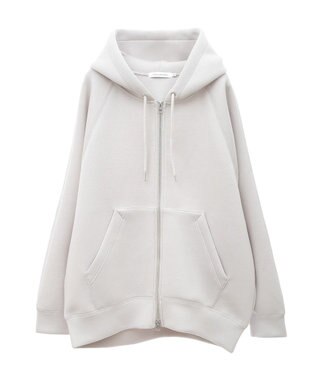 AMERICAN HOLIC ダンボールポンチＺＩＰパーカー Gray Beige