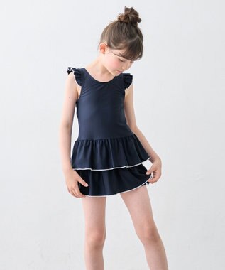 ANY KIDS 【UVカット】セパレート スクール水着 フリル