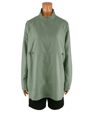 San-ai Resort（三愛水着楽園） 【WEB限定】5点セット バケットハット付きUVカット リブタンキニ+ラッシュガードセット水着【BeachQueen(ビーチクイーン）】 カーキー