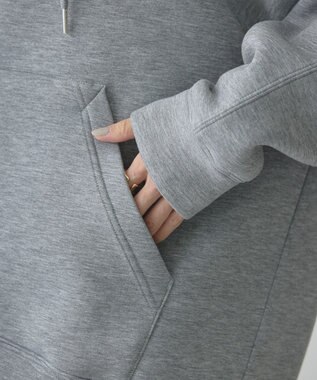 AMERICAN HOLIC ダンボールポンチＺＩＰパーカー Gray Mixture