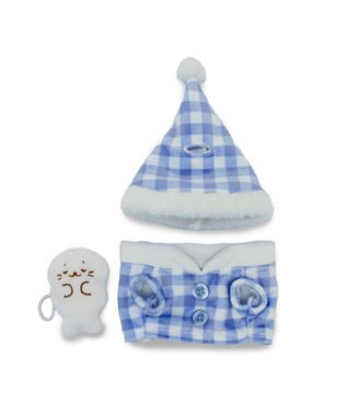 Mother garden しろたん ついてきちゃうしろたん マスコット 着せ替え服 《パジャマ》 ブルー