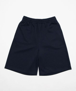 WEGO 【ユニセックス着用ITEM/SMサイズ展開/ウエストゴム】スウェットバギーショーツ ネイビー