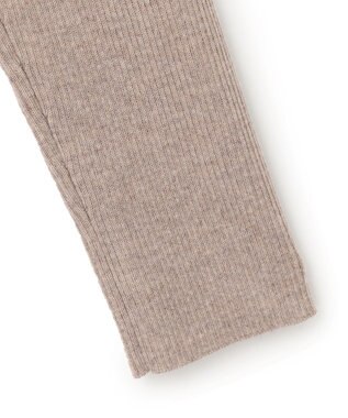 23区 【Oggi1月号/CLASSY.11月号掲載】ウーステッドウール リブタートルネック ニット ベージュ系