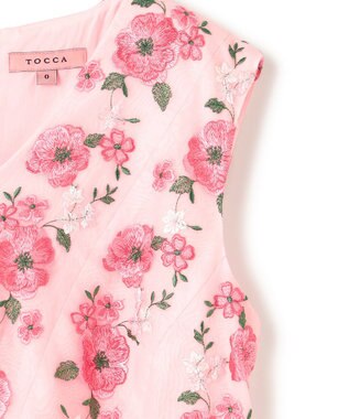 TOCCA 【洗える・消臭】FRAGRANCE OF ROSE ドレス ピンク系7