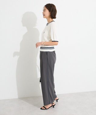 CRAFT STANDARD BOUTIQUE 別注/BHPC 刺繍ケーブル編みニット Off White