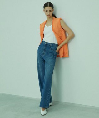 BEIGE， DAHLIA / ツイードジレ Apricot