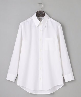 GOTAIRIKU 【形態安定】PREMIUMPLEATS_スナップダウン 通年ドレスシャツ ホワイト系